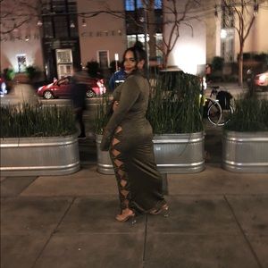 Gold Reflective Dress